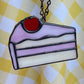 Botanic Beetle Stained Glass Hanging | Strawberry Cake