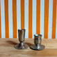 Nickle Candlestick Holder