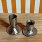 Nickle Candlestick Holder