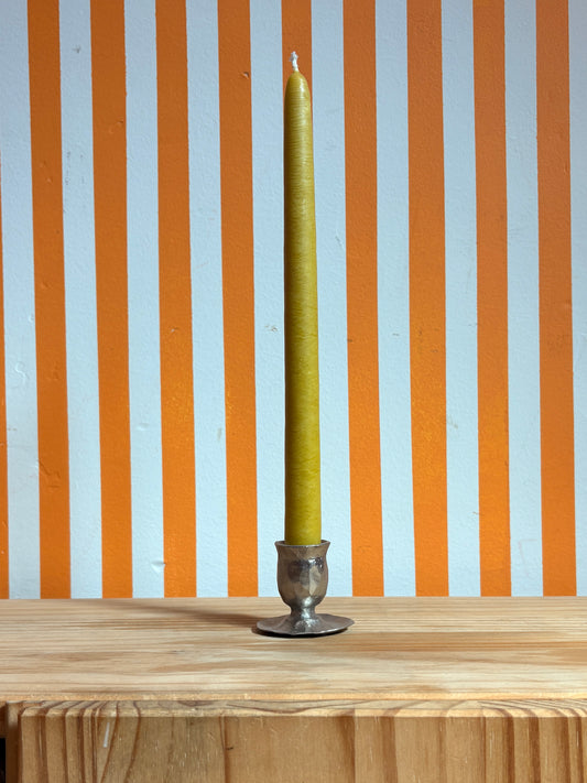 Nickle Candlestick Holder | Tulip