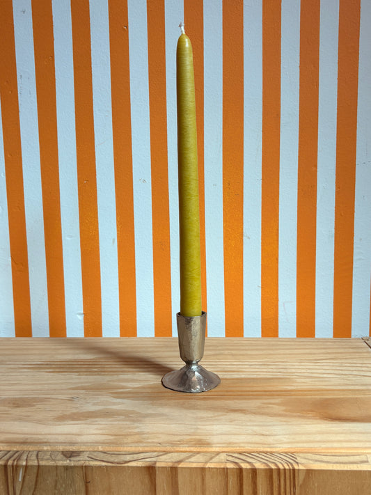 Nickle Candlestick Holder