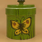 Vintage Butterfly Cookie Jar