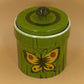 Vintage Butterfly Cookie Jar