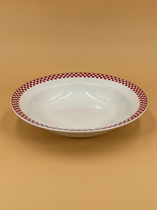 Vintage Checkered Bowl | Made in Japan