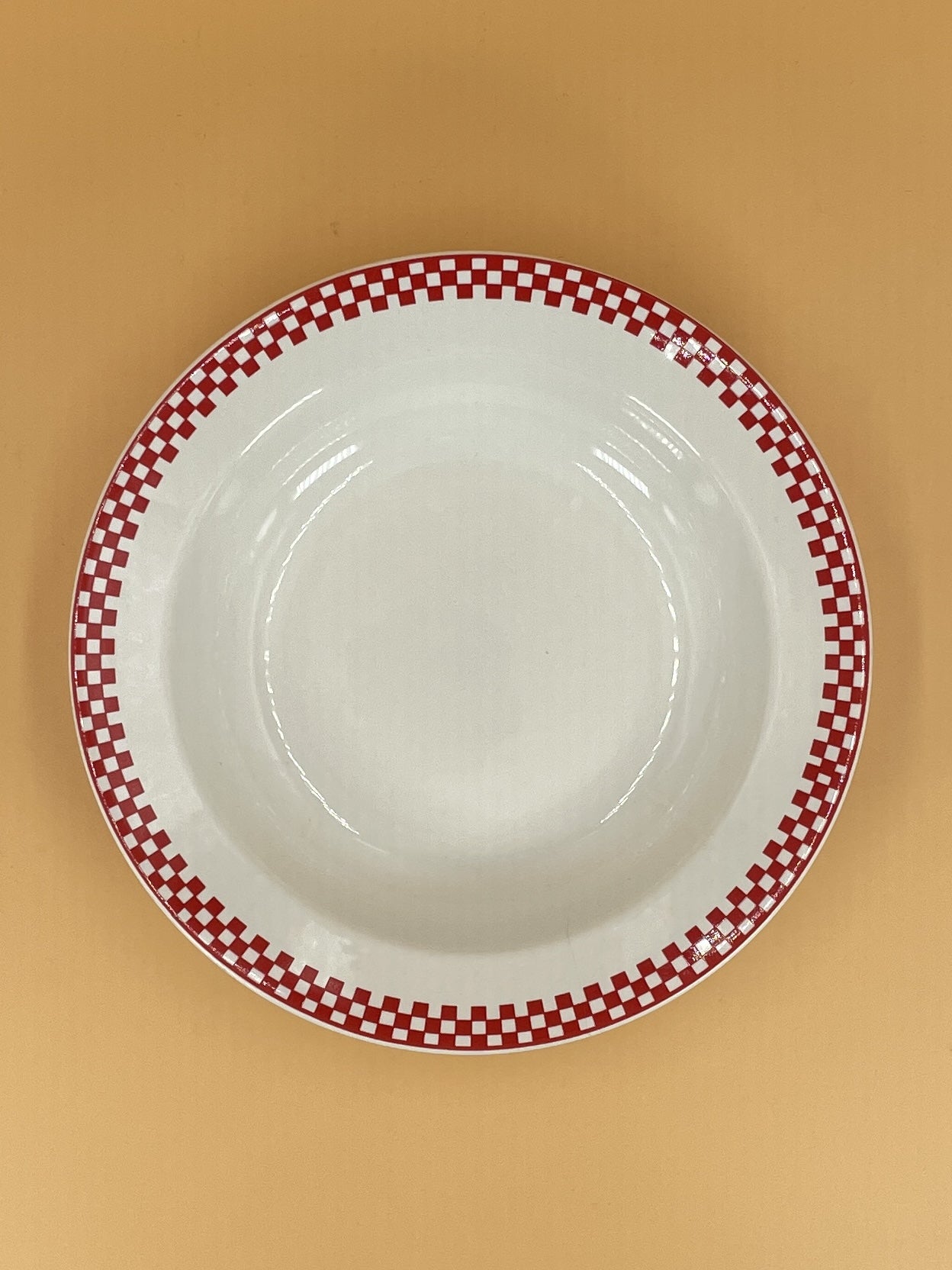 Vintage Checkered Bowl | Made in Japan