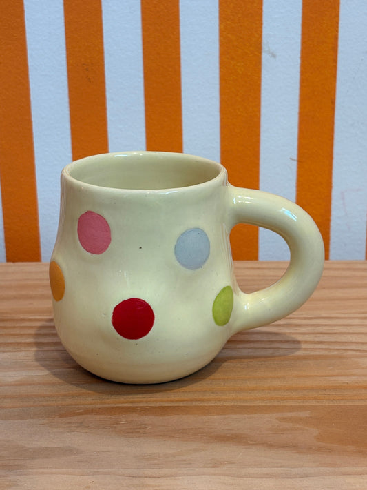 Mellow Ceramics Bump Mug | Rainbow Dots