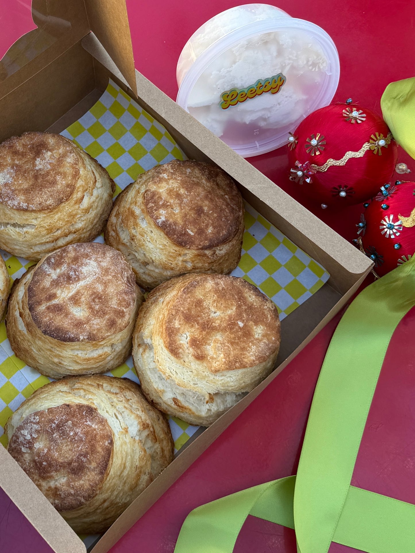 Leetsy's Buttermilk Biscuit & Maple Butter 6-Pack | Tuesday 12/23 Pickup