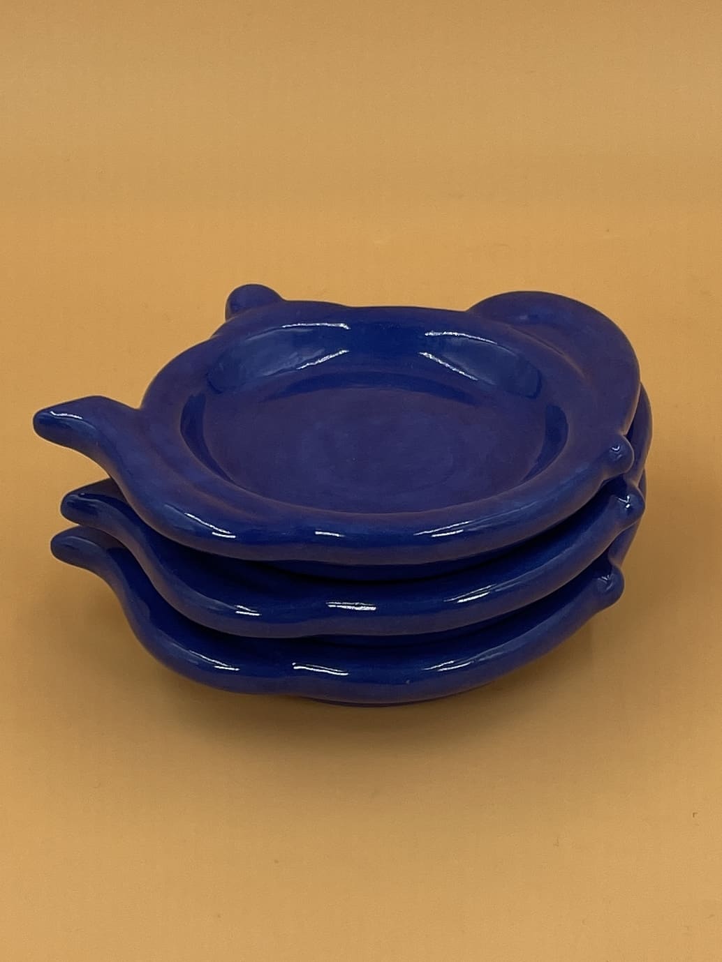 Blue Teapot Dish / Teabag Rest