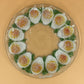 Handmade Deviled Eggs Glass Plate