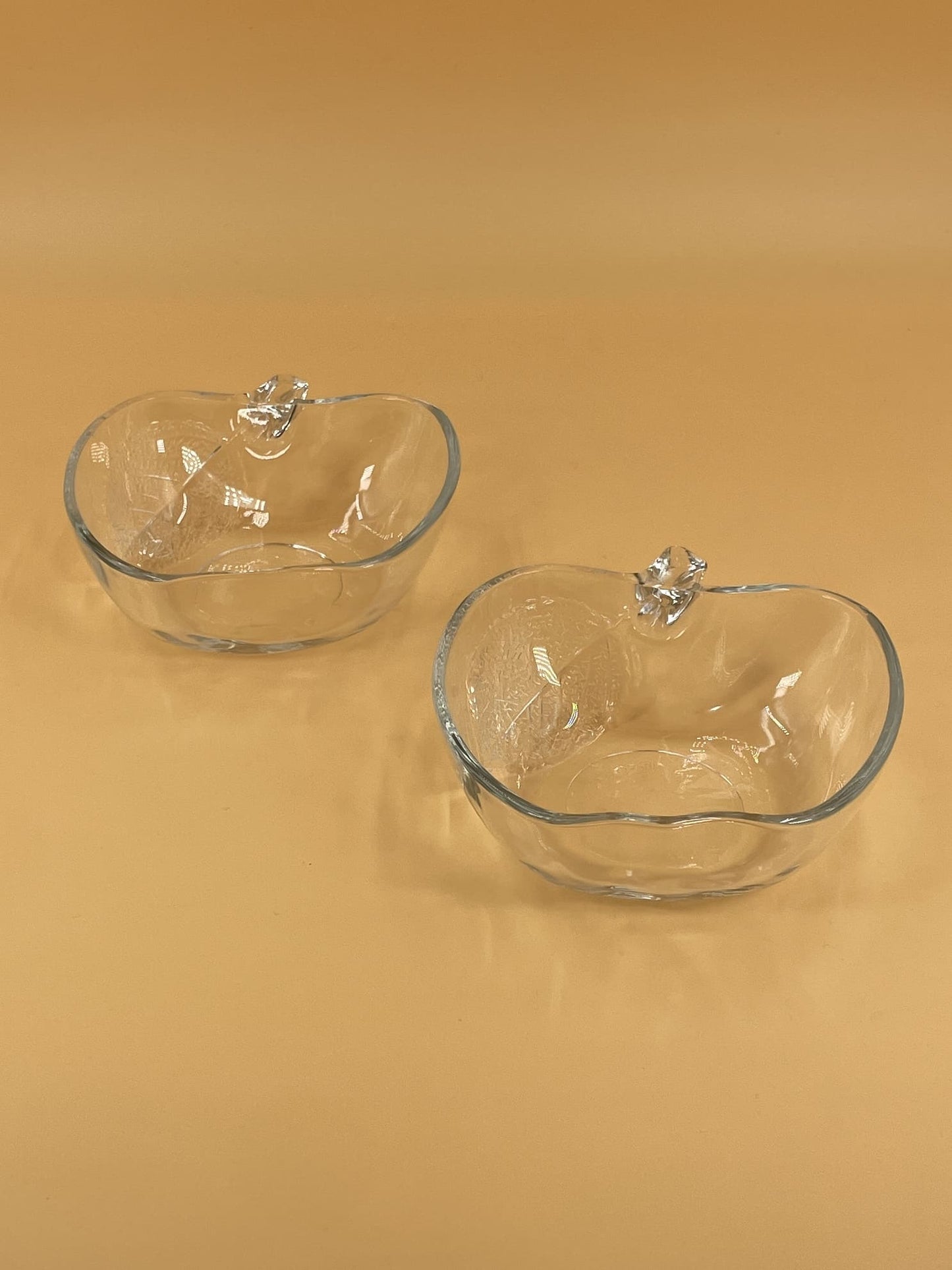 Glass Apple Bowl