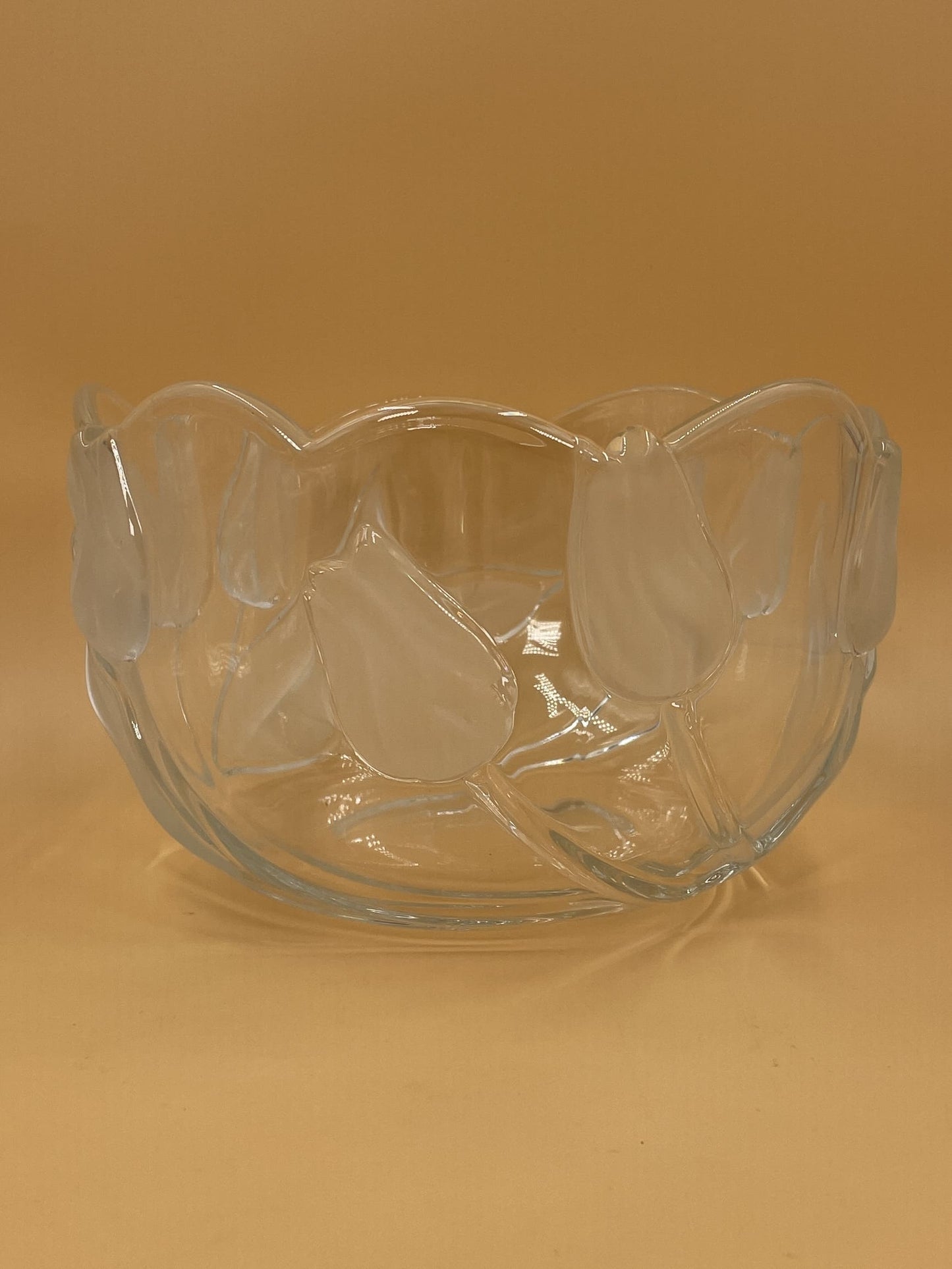 Wavy Tulip Glass Bowl