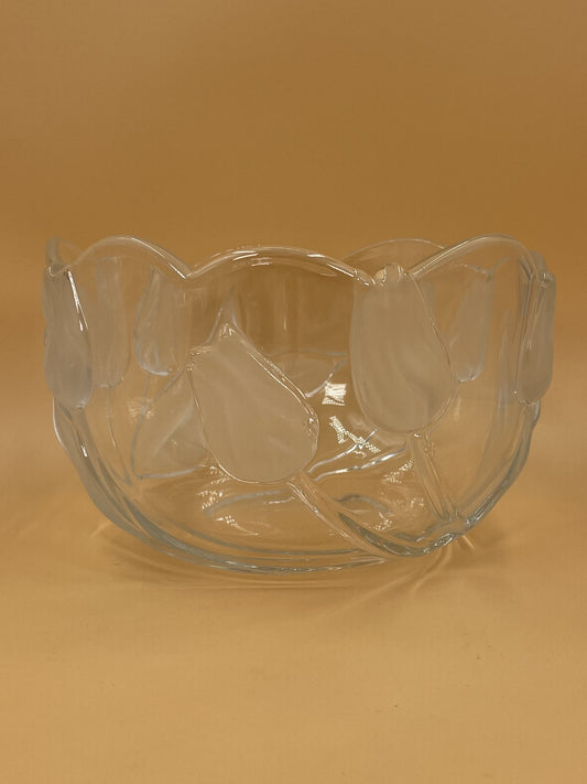 Wavy Tulip Glass Bowl