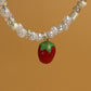 Resinuendo Beaded Necklace | Strawberry
