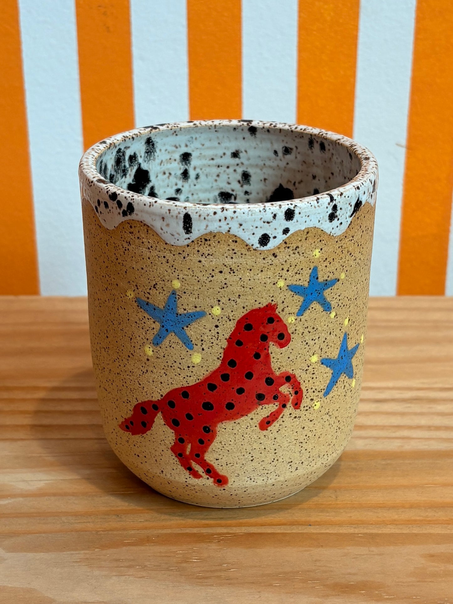 Mellow Ceramics Horse Cup