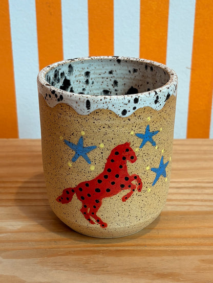 Mellow Ceramics Horse Cup