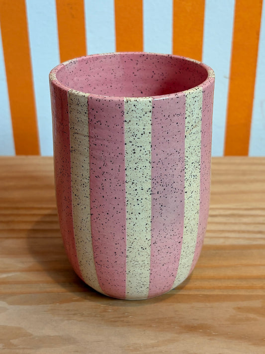 Mellow Ceramics Cup | Pink Stripe