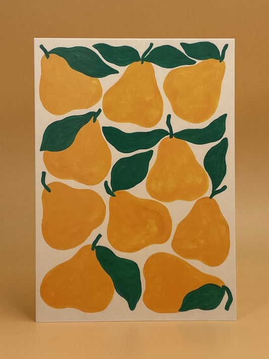 Greeting Card | Yellow Pears