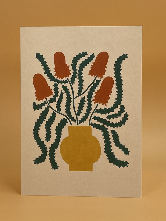 Greeting Card | Banksia