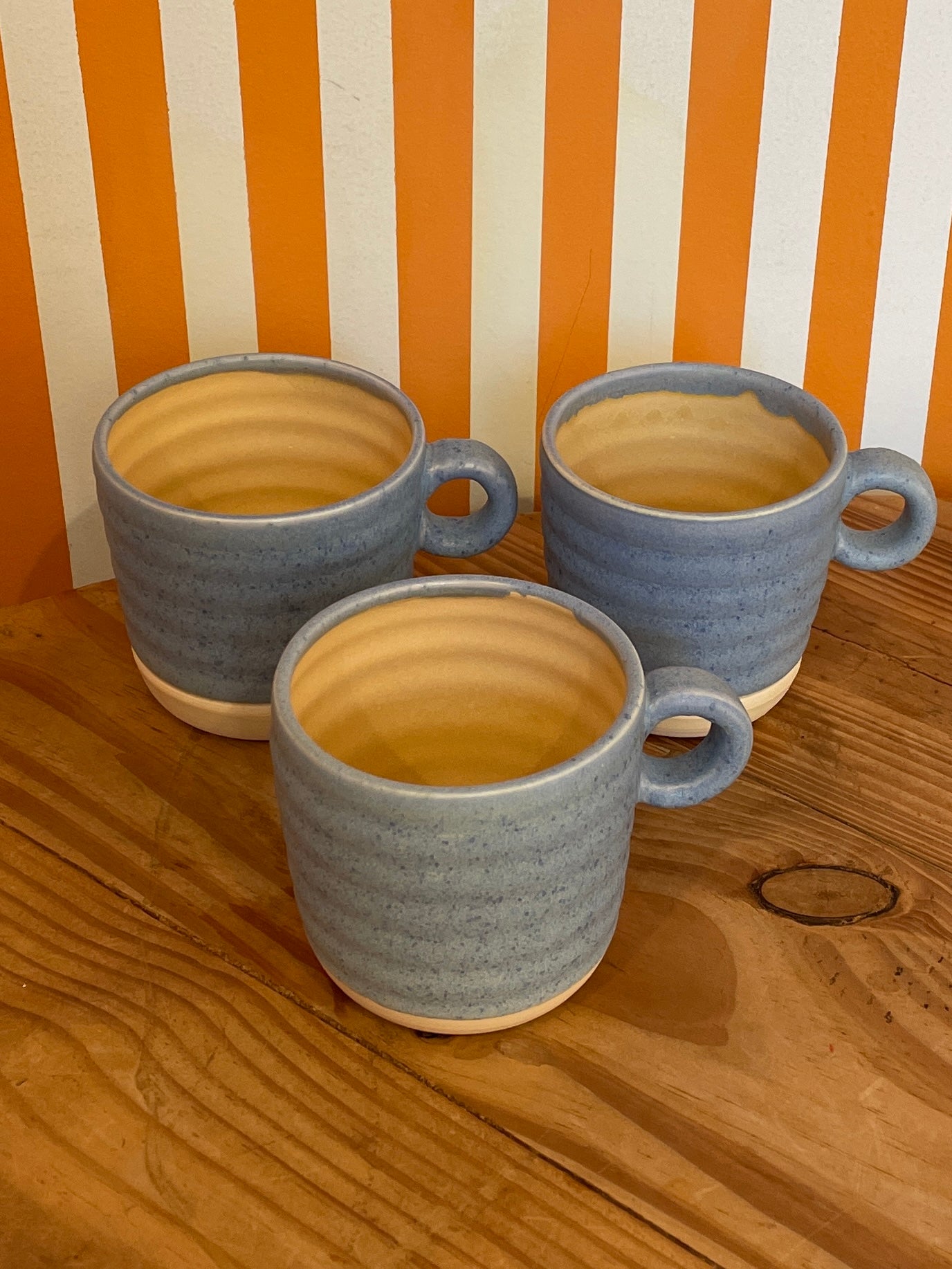 Lo-Fi Potter Wavy Blue Mug