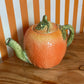 Vintage Orange Citrus Teapot