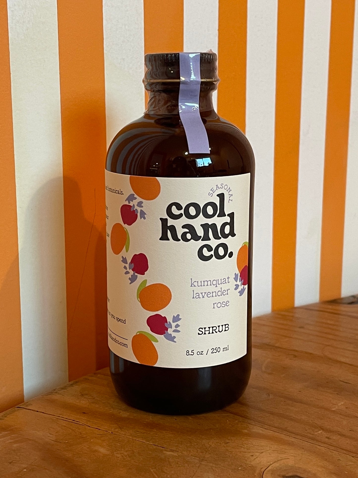 Cool Hand Co. Shrub | Kumquat Lavender Rose