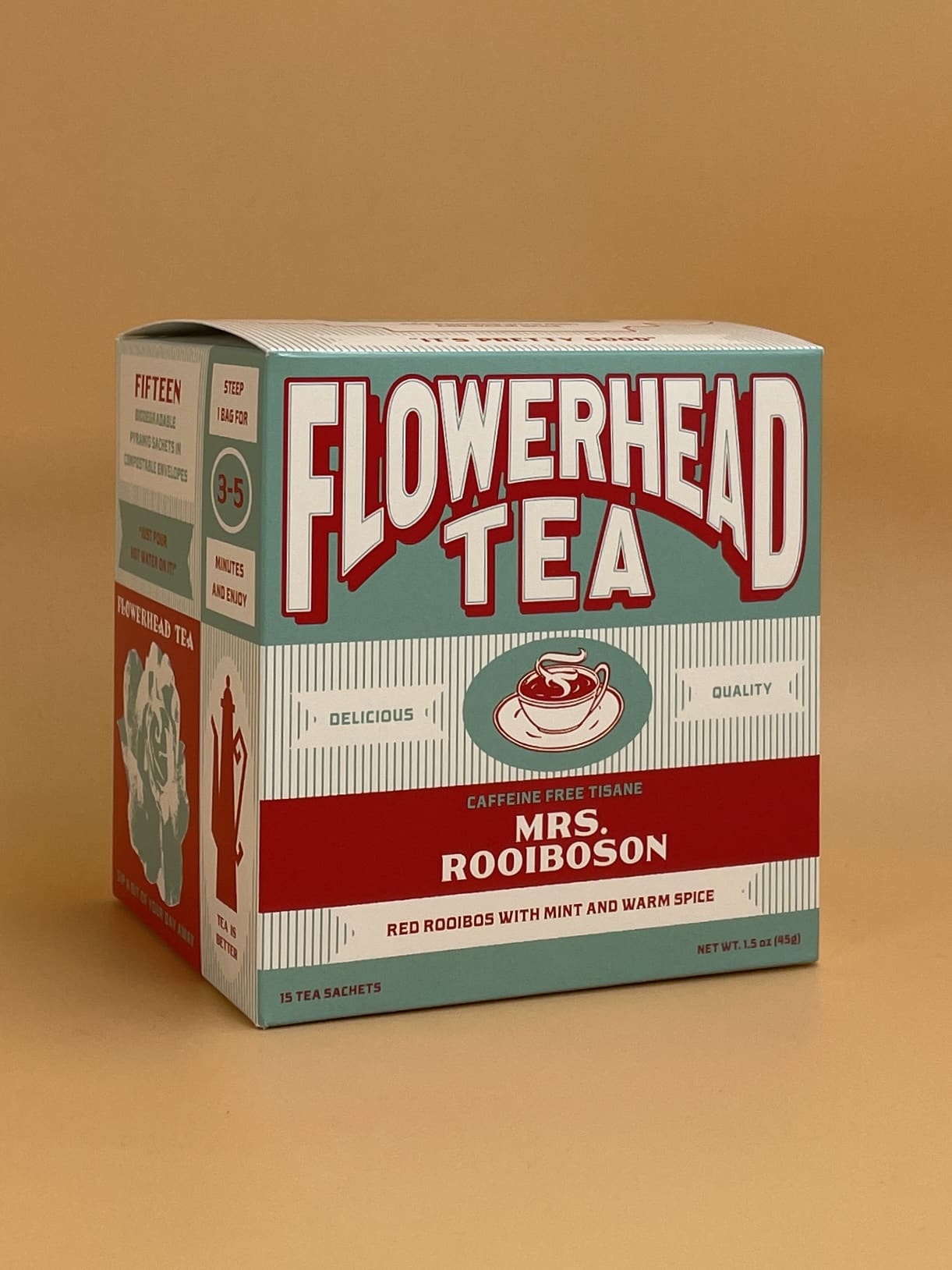 Flowerhead Tea Bags | Mrs. Rooiboson