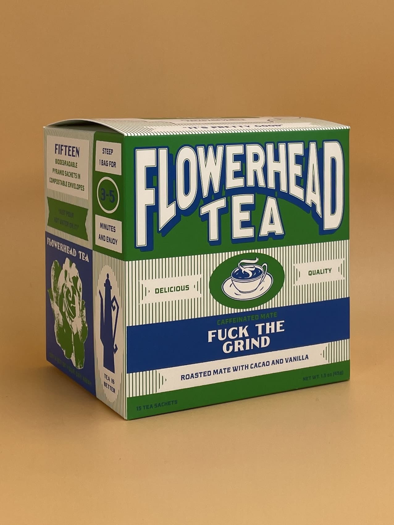 Flowerhead Tea Bags | Fuck the Grind