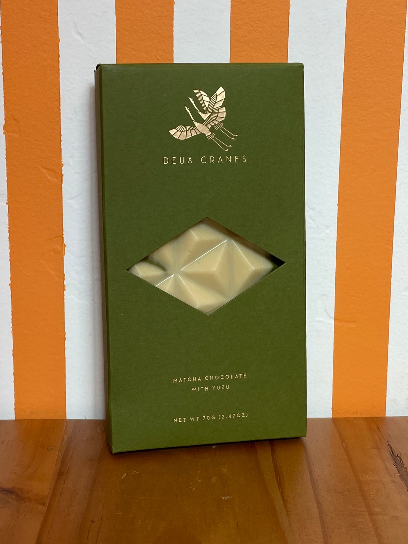 Deux Cranes Matcha Chocolate with Yuzu