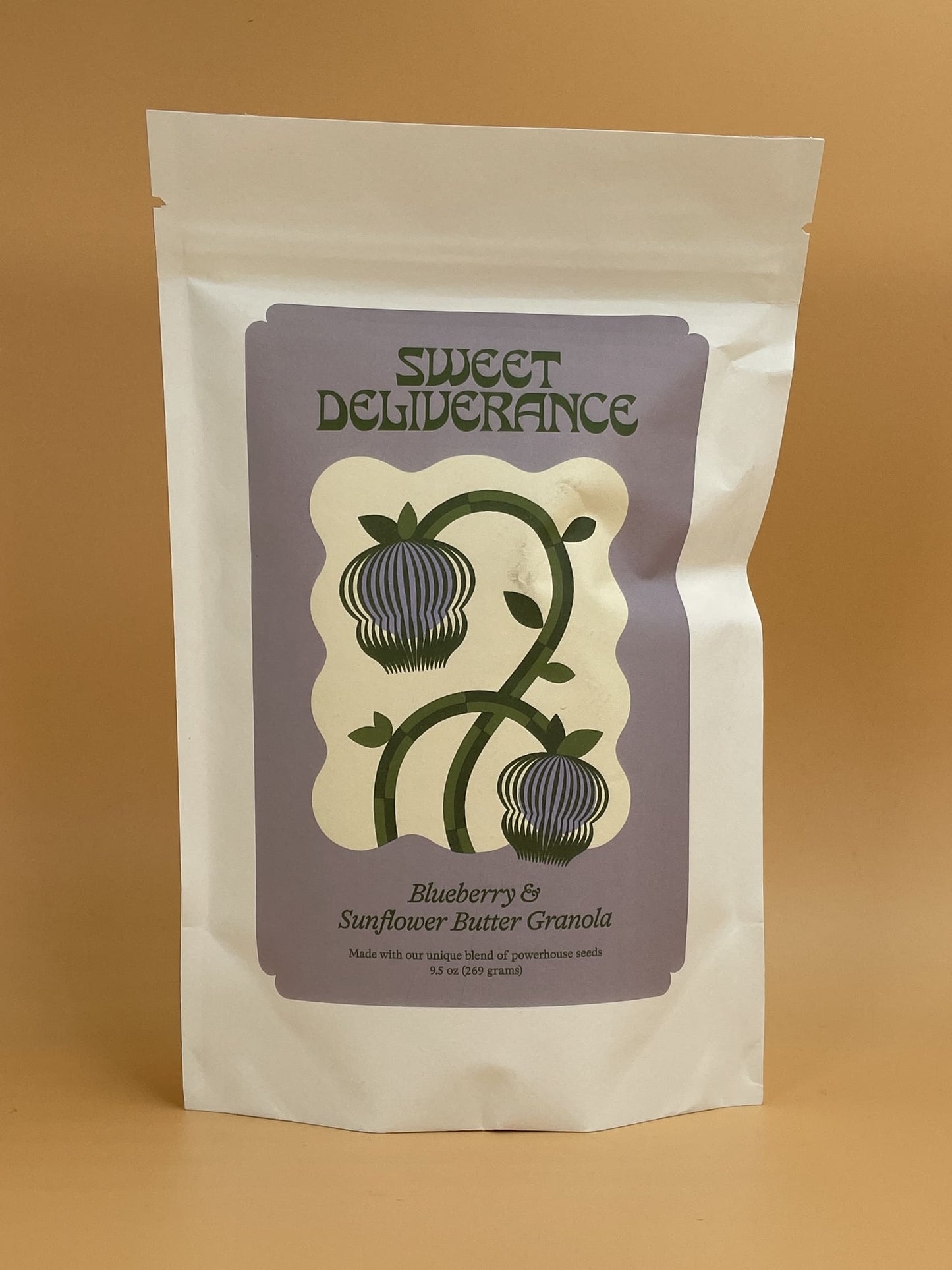 Sweet Deliverance Granola | Blueberry & Sunflower Butter