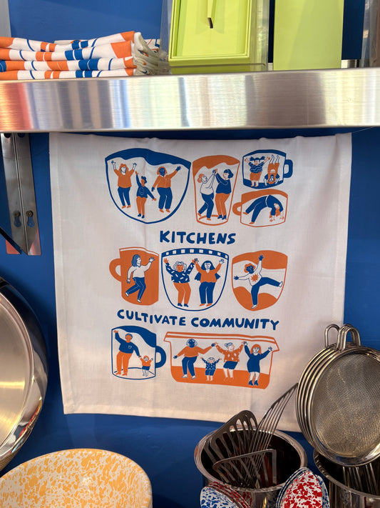 Kitchens Cultivate Community Tea Towel