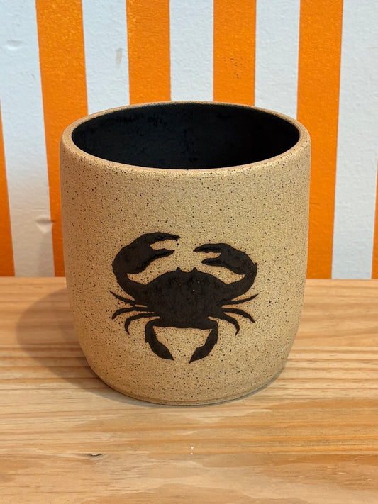 Black Slip Babes Crock | Crab