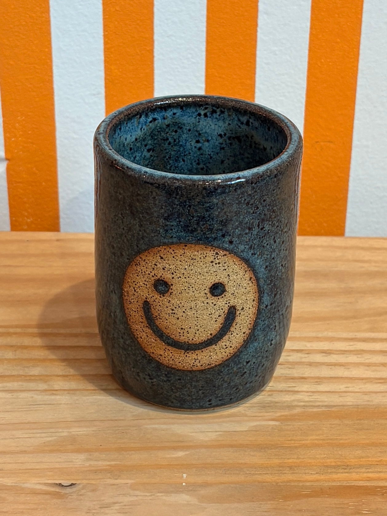 Black Slip Babes Smiley Face Cup