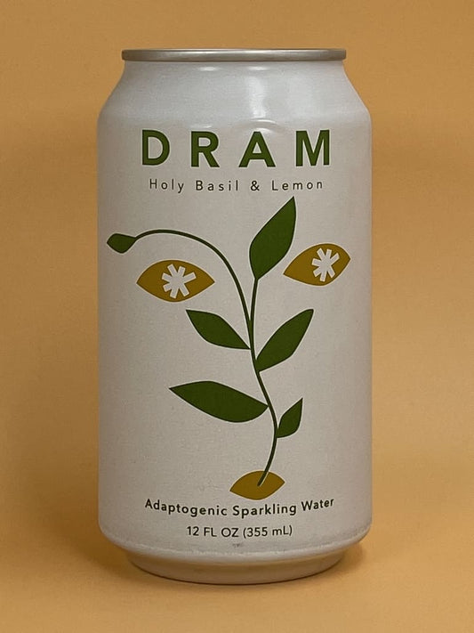 DRAM Holy Basil & Lemon Adaptogenic Sparkling Water