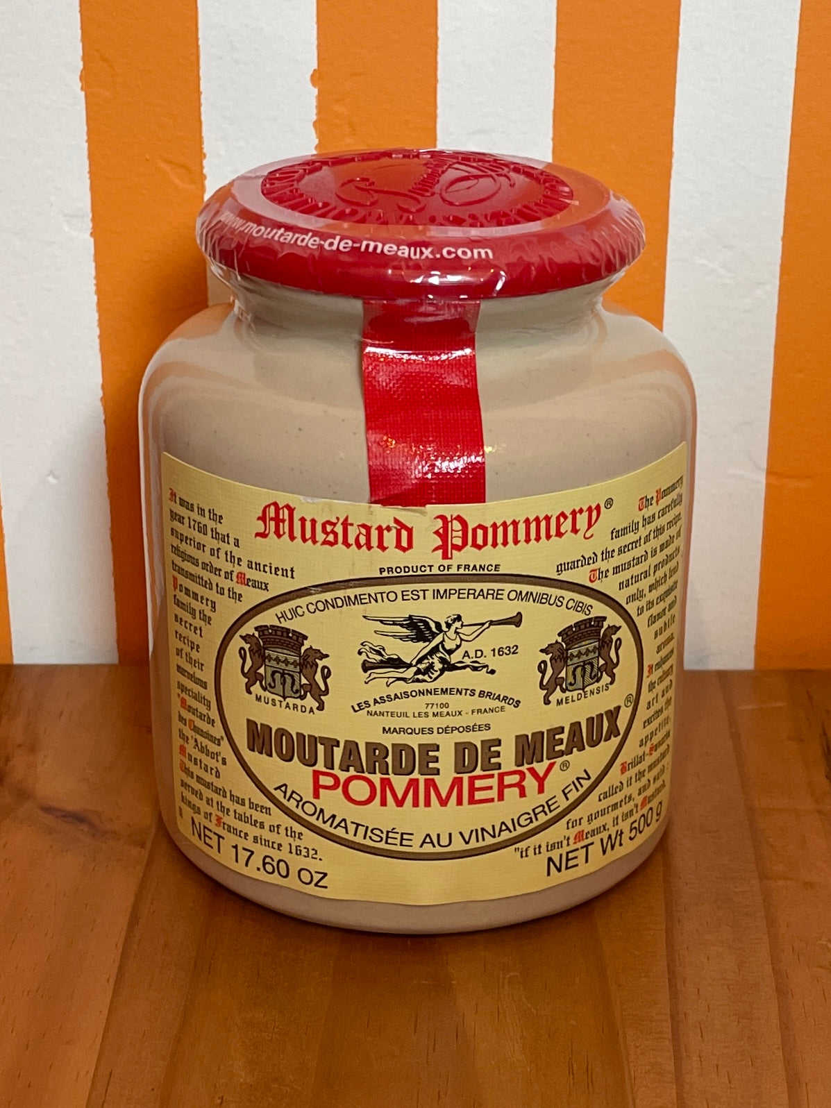 Pommery Meaux Mustard Stone Jar Large 18oz
