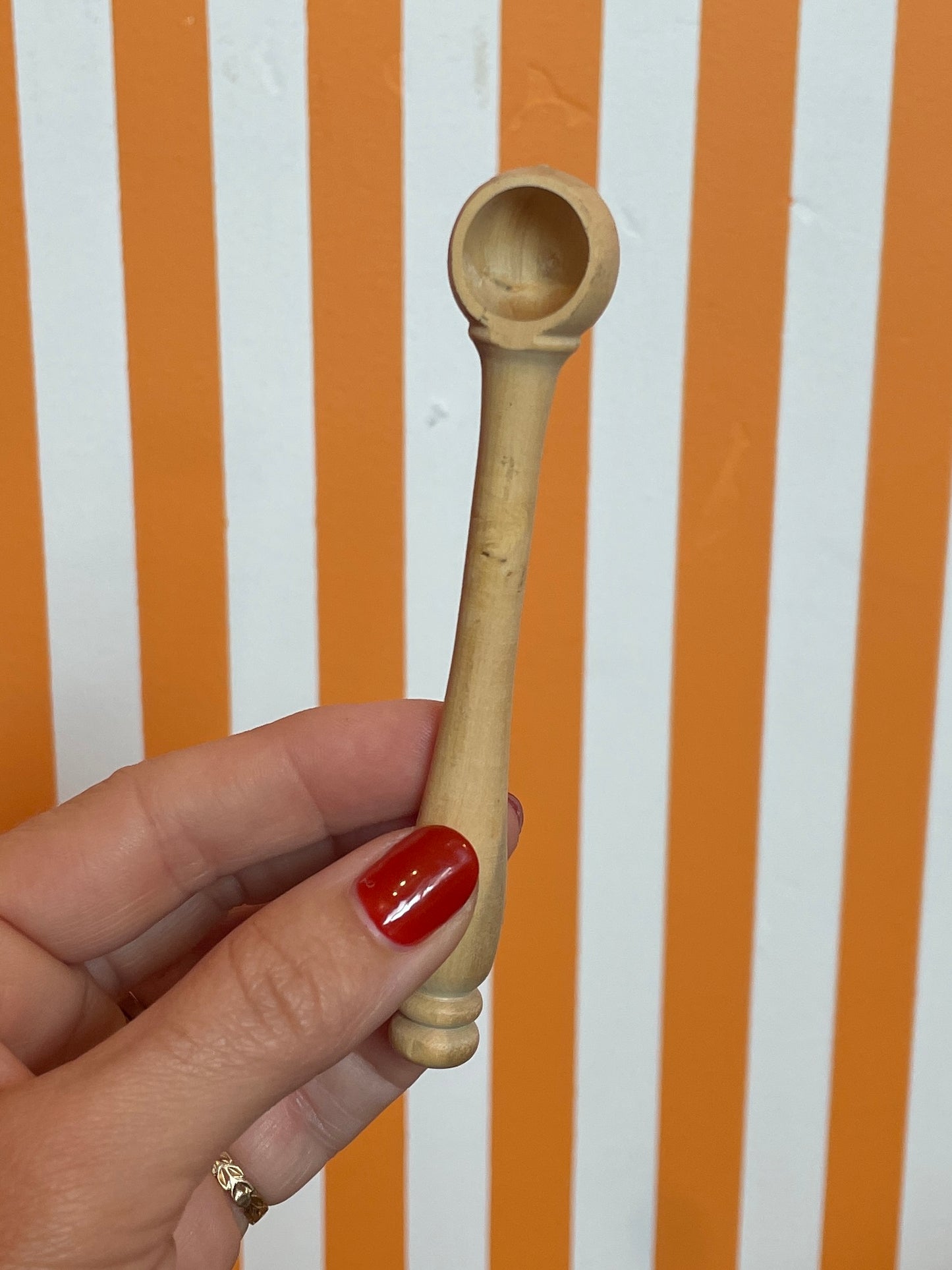 Berard Box Wood Mini Mustard & Salt Spoon