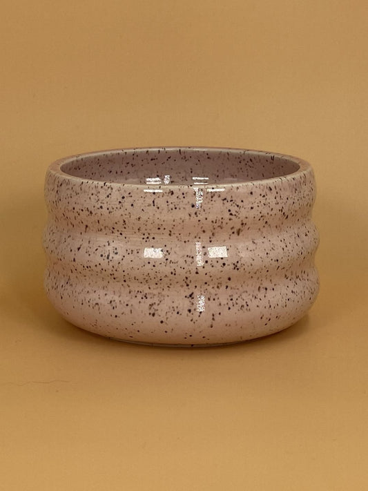 Art Schoool Dropout Curvy Bowl | Speckled Pink