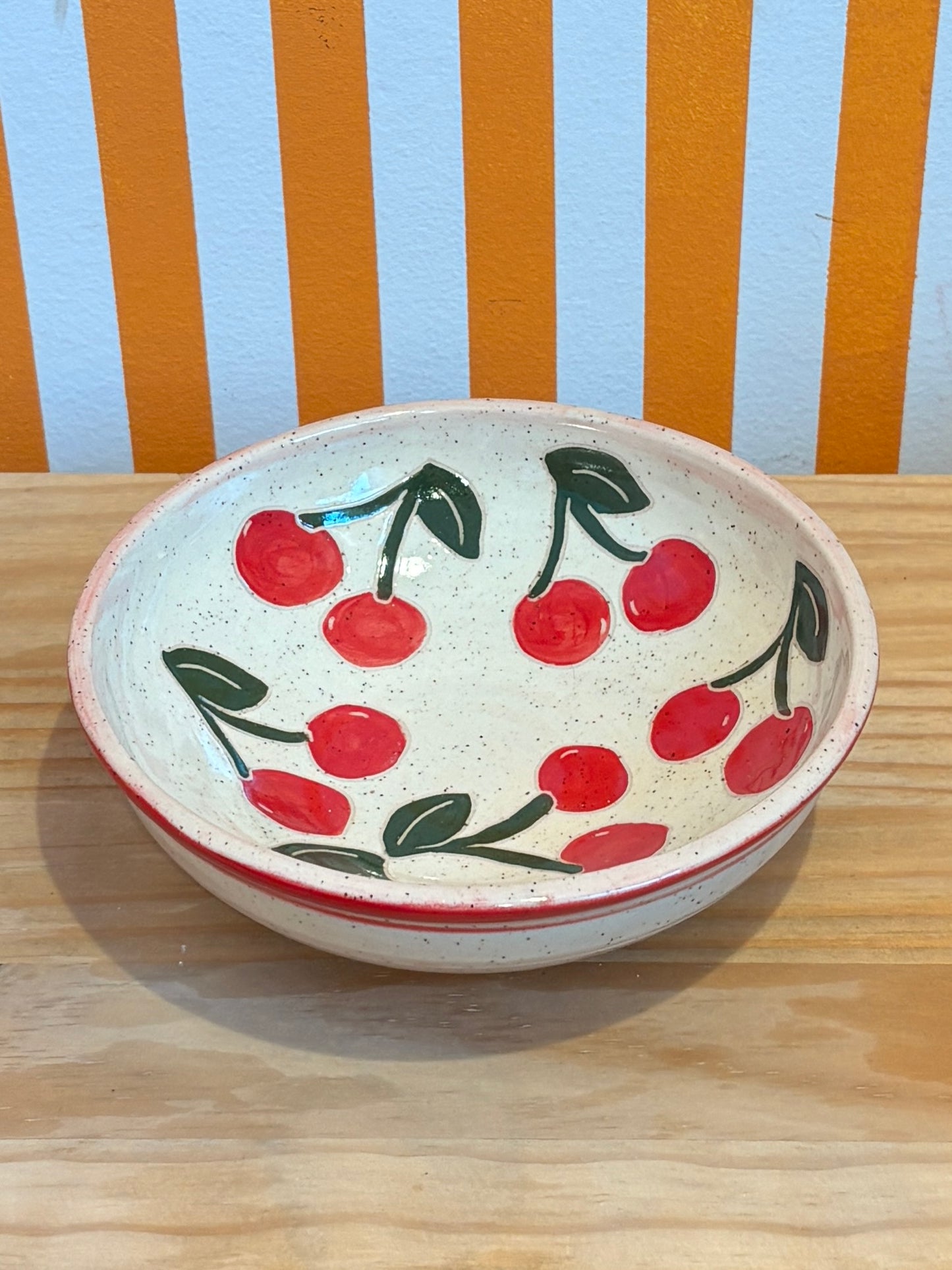 Más o Menos Bowl | Cherries 7"