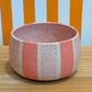 Art Schoool Dropout Bowl | Pink Stripe