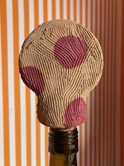 Haivyn Daisy Ceramic Bottle Stopper