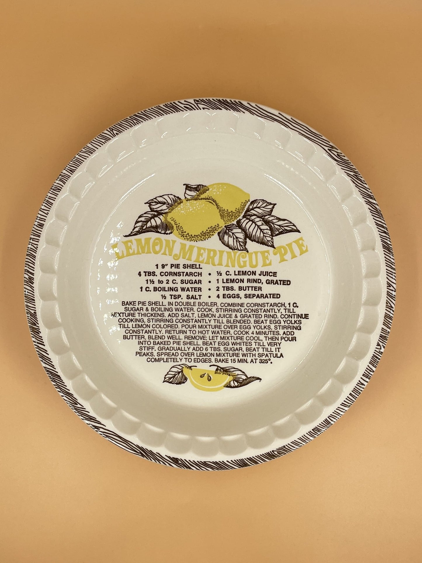 Illustrated Pie Dishes with Recipes