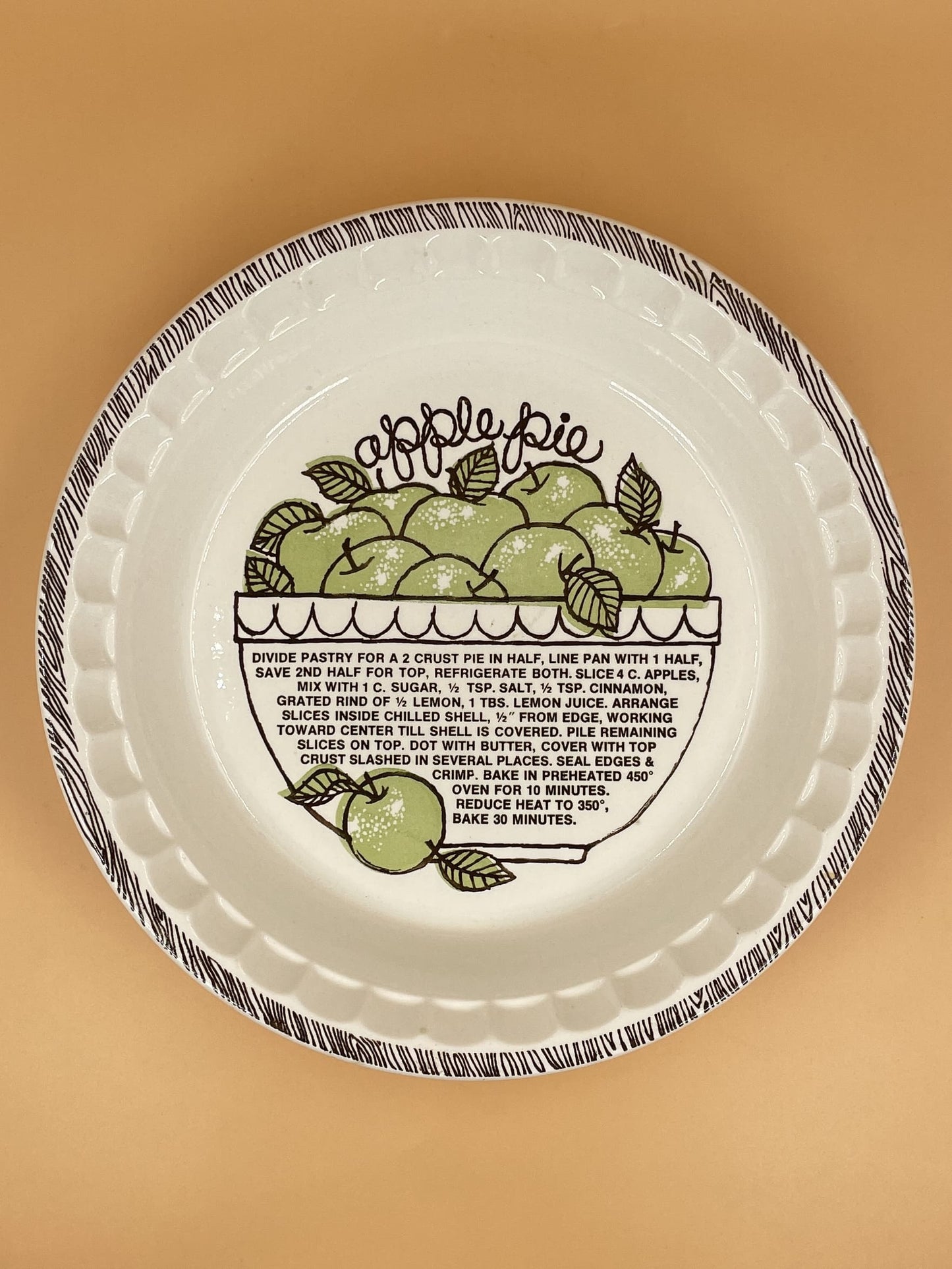 Illustrated Pie Dishes with Recipes