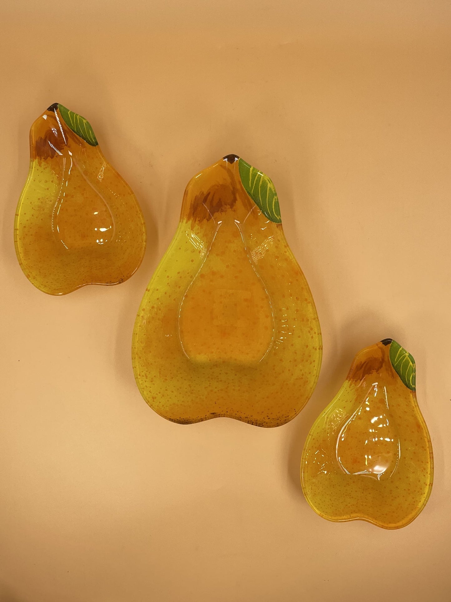 Glass Pear Dishes