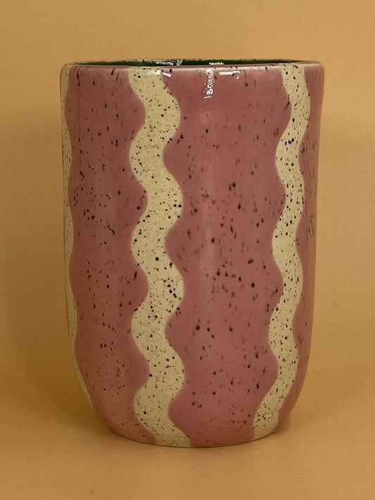 Mellow Ceramics Cup | Pink Wiggle