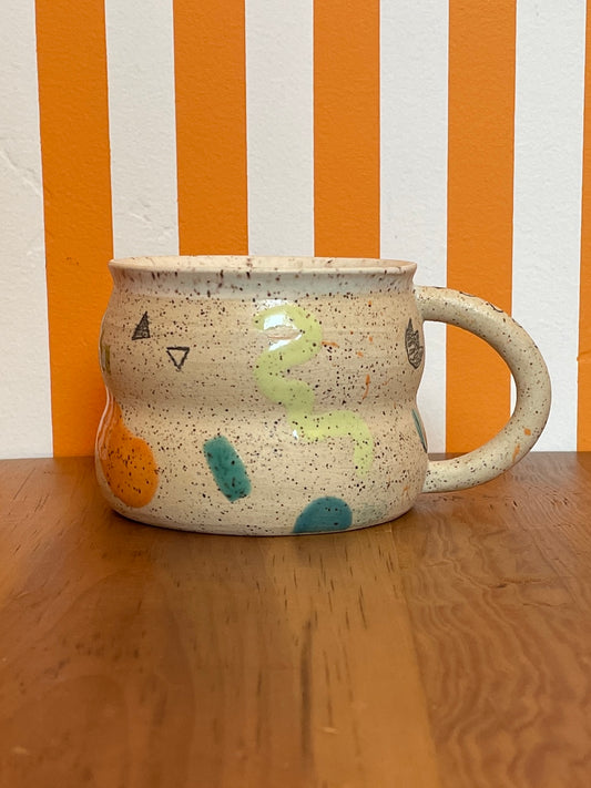 Dopeass Ceramics Color Pop Mug | Speckled