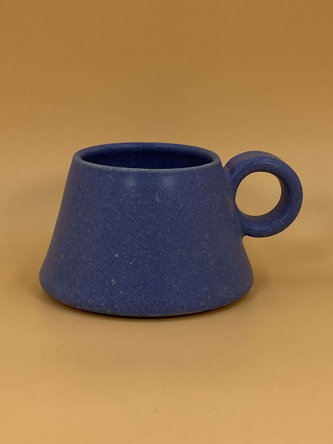 Lo-Fi Potter Coned Coffee Cup | Blue