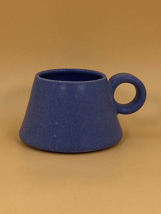 Lo-Fi Potter Coned Coffee Cup | Blue