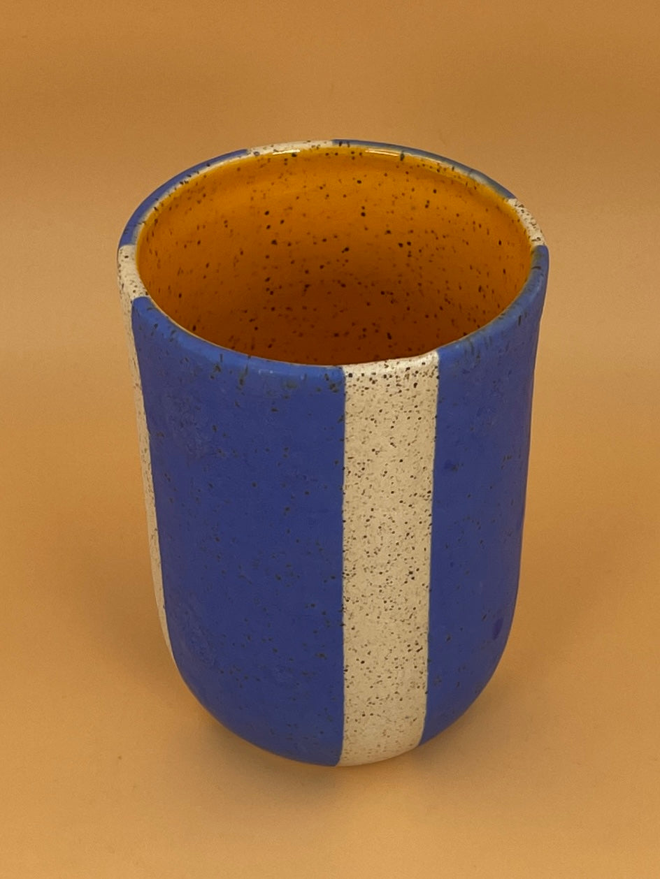 Mellow Ceramics Cup | Blue Stripe