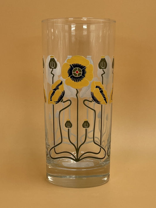 Golden Poppy Collins Glass