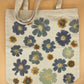 Esra Flower-Dyed Organic Cotton Canvas Tote