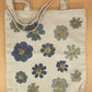 Esra Flower-Dyed Organic Cotton Canvas Tote